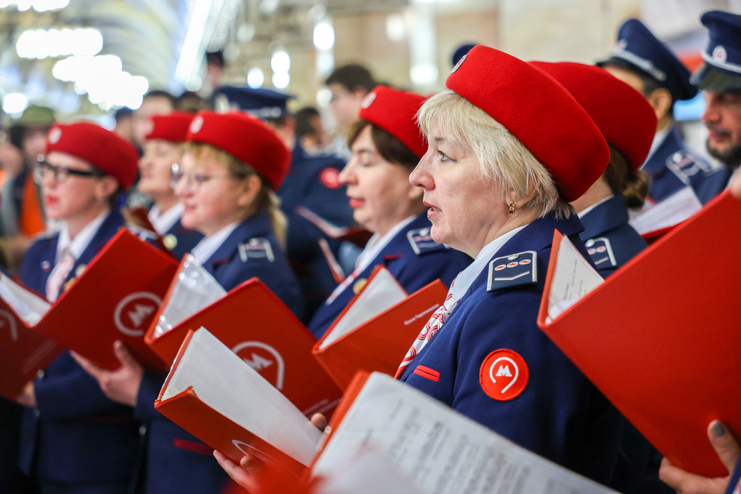 Парад поездов к 91-летию Московского метрополитена