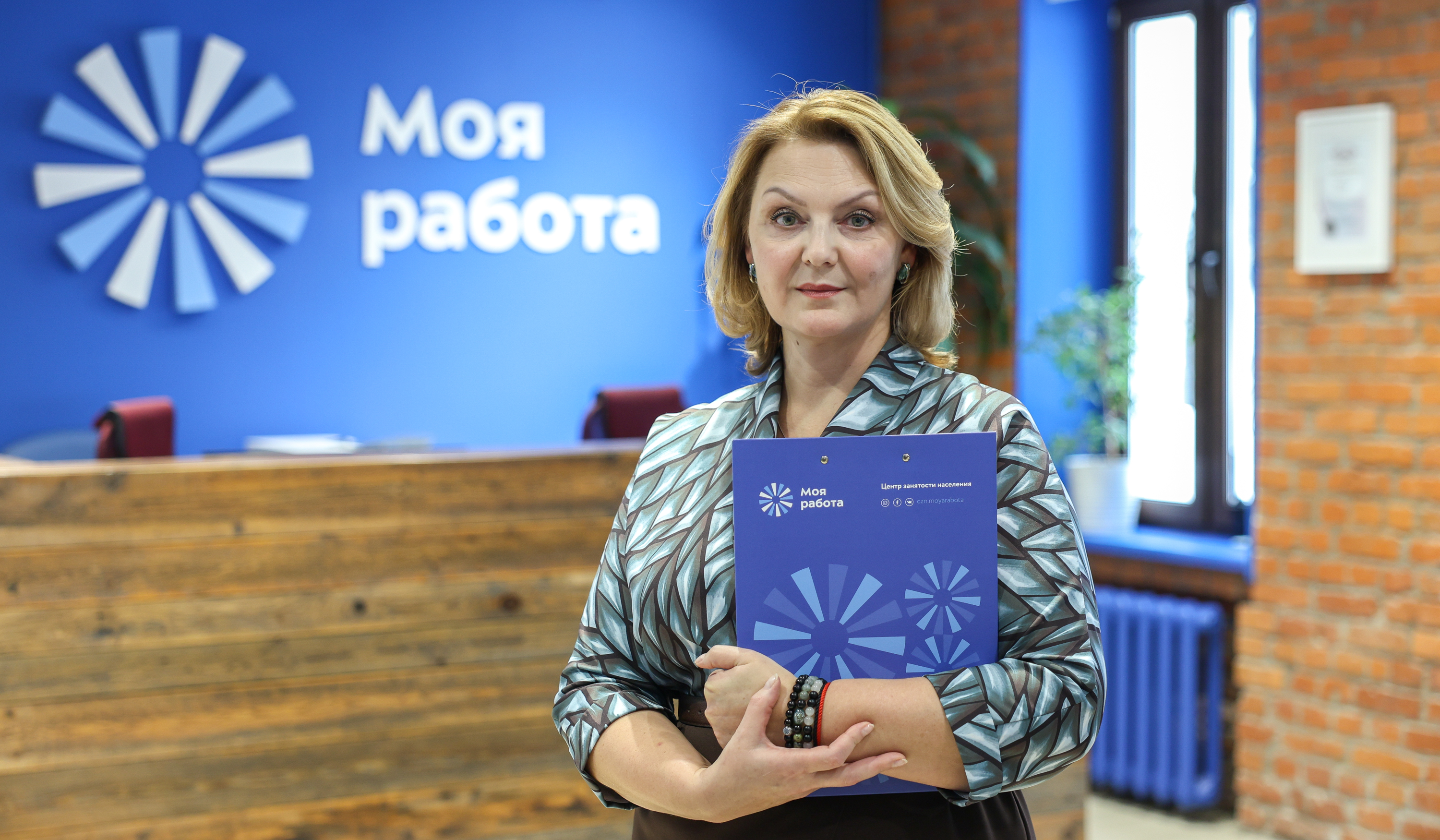 Фото с пресс-тура к первому юбилею центра «Моя работа» на Шаболовке
