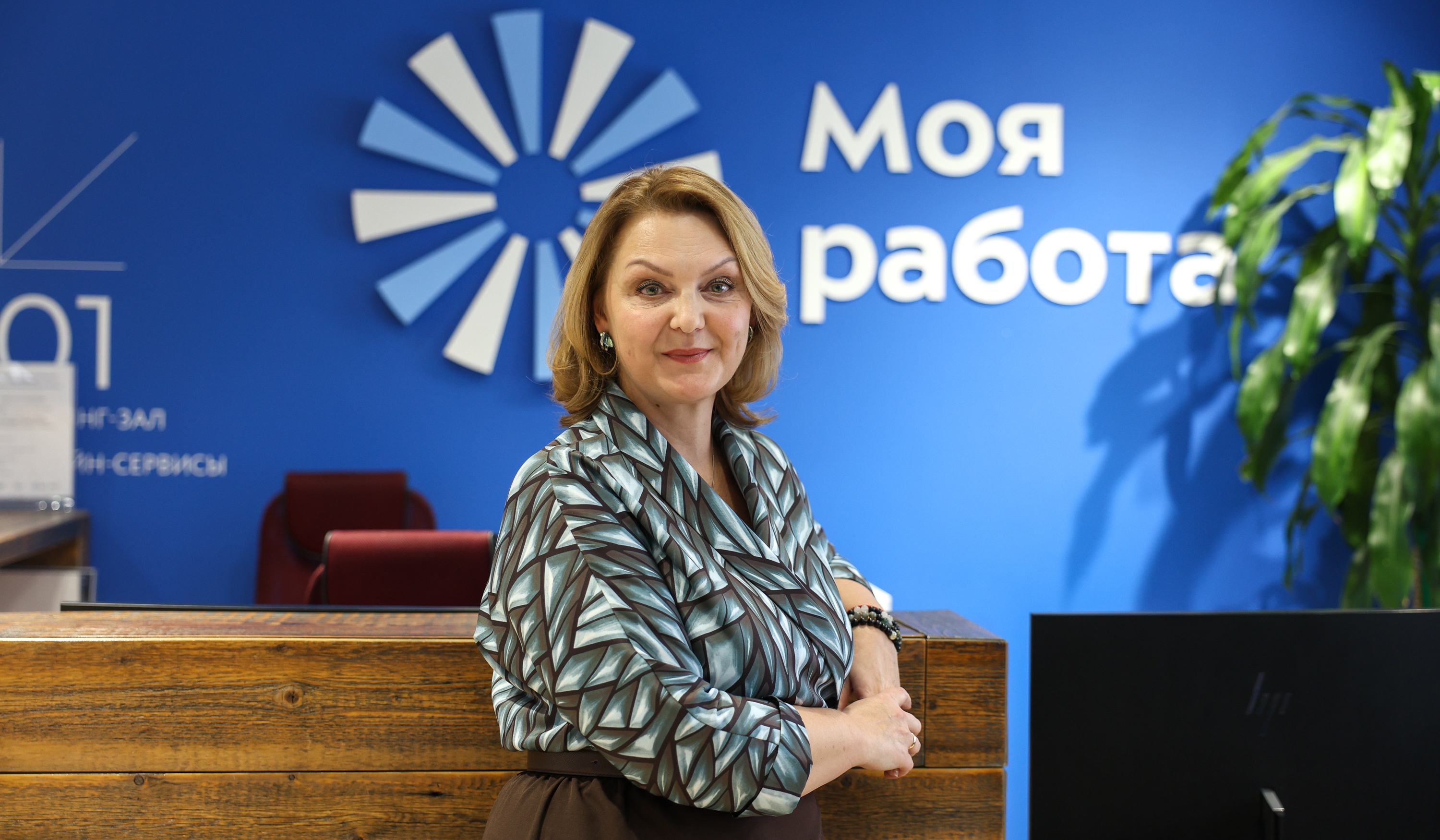 Фото с пресс-тура к первому юбилею центра «Моя работа» на Шаболовке
