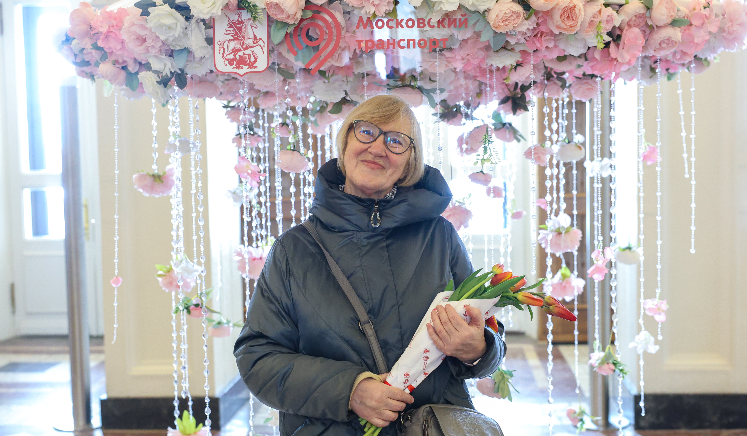Празднование 8 Марта на Северном речном вокзале