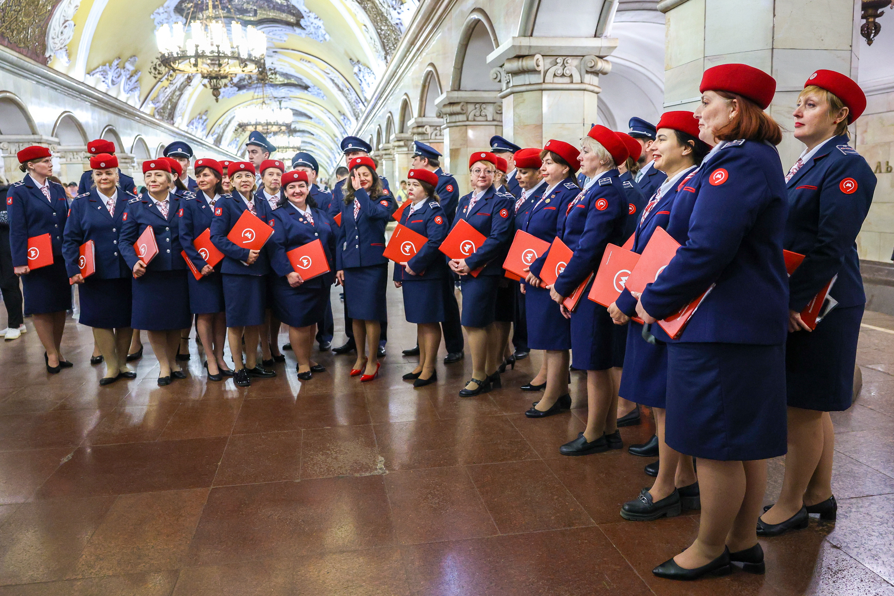 Парад поездов к 91-летию Московского метрополитена
