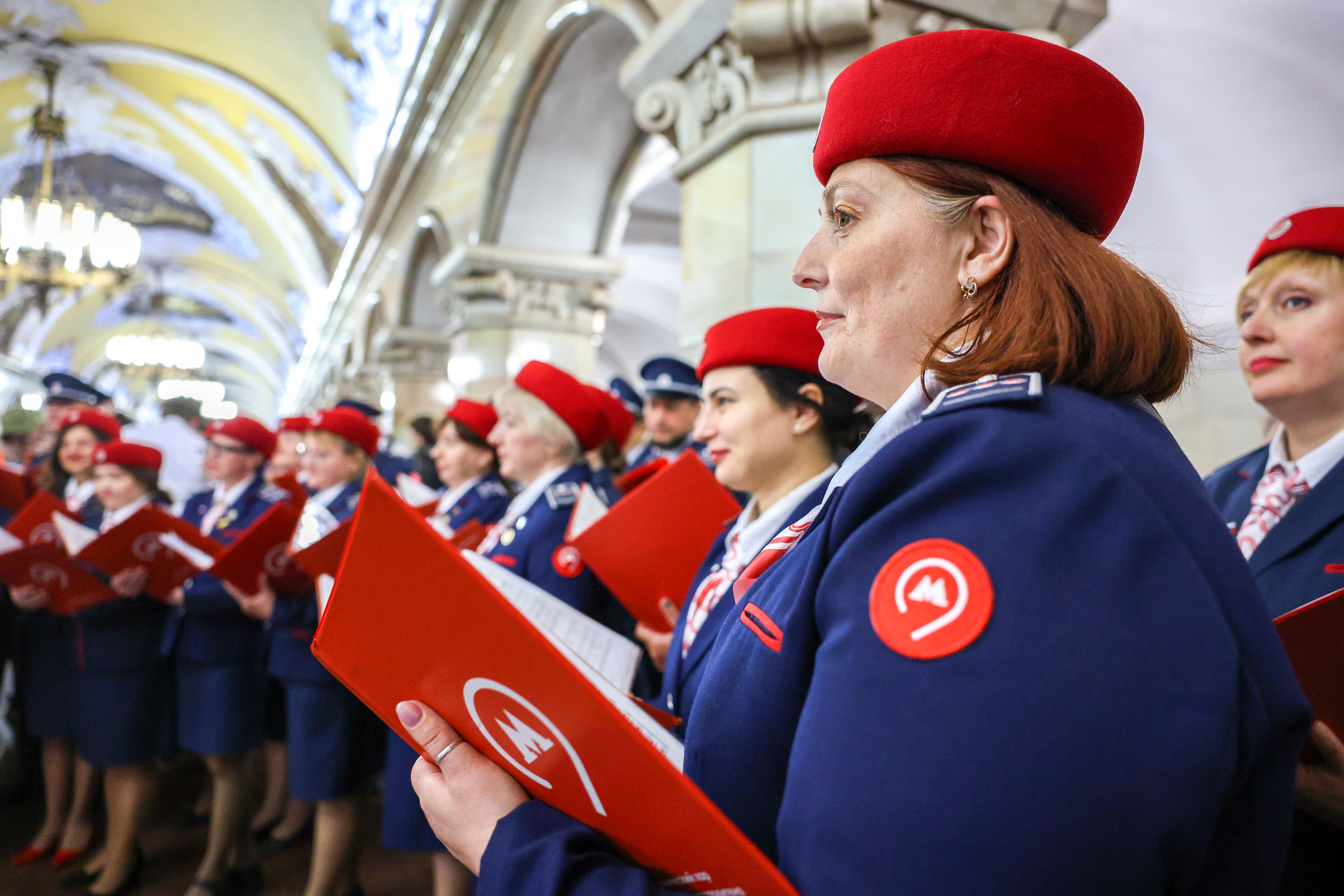 Парад поездов к 91-летию Московского метрополитена