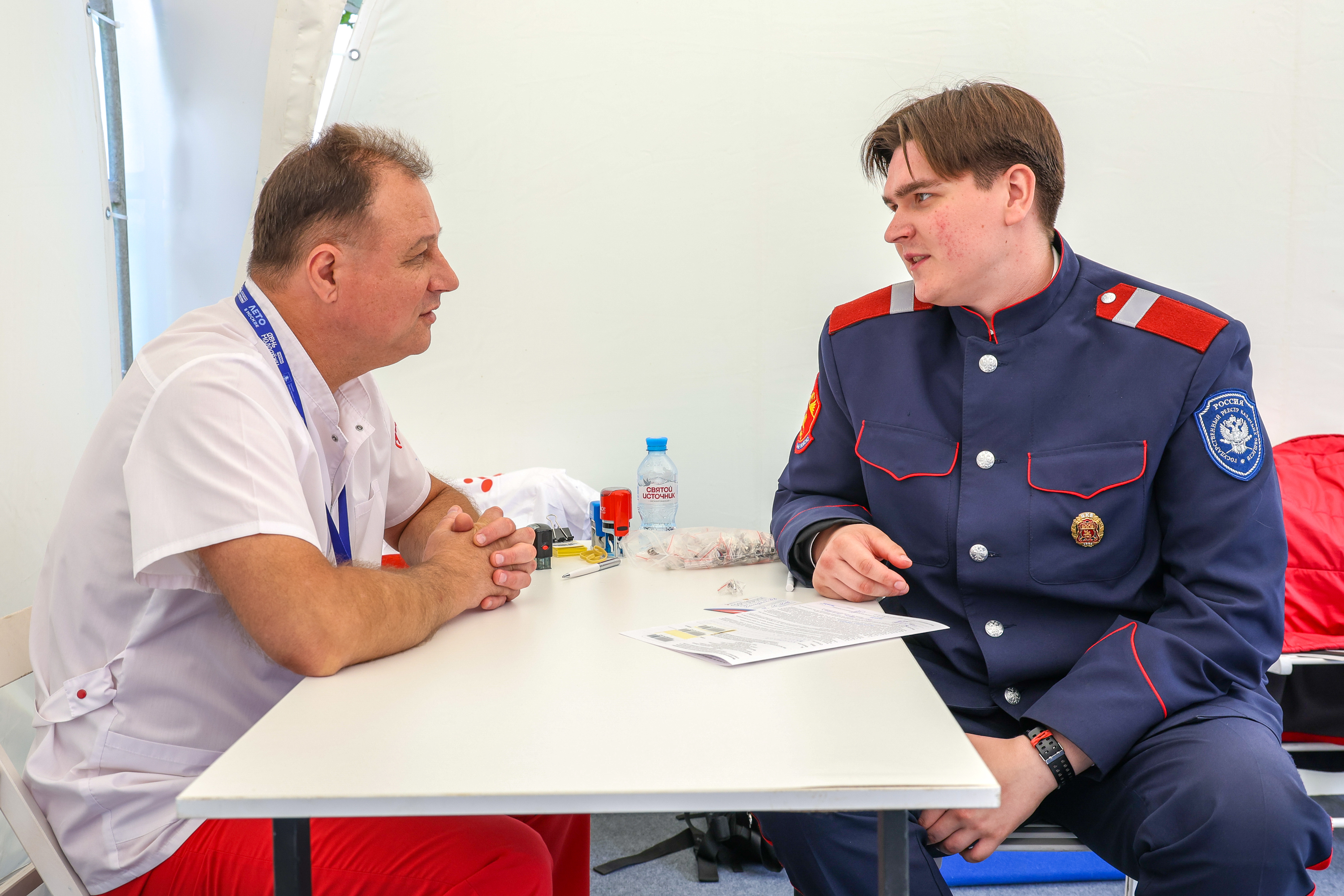 Михаил Холоднов стал участником Национального регистра доноров костного мозга. Фото: Мосинформ.