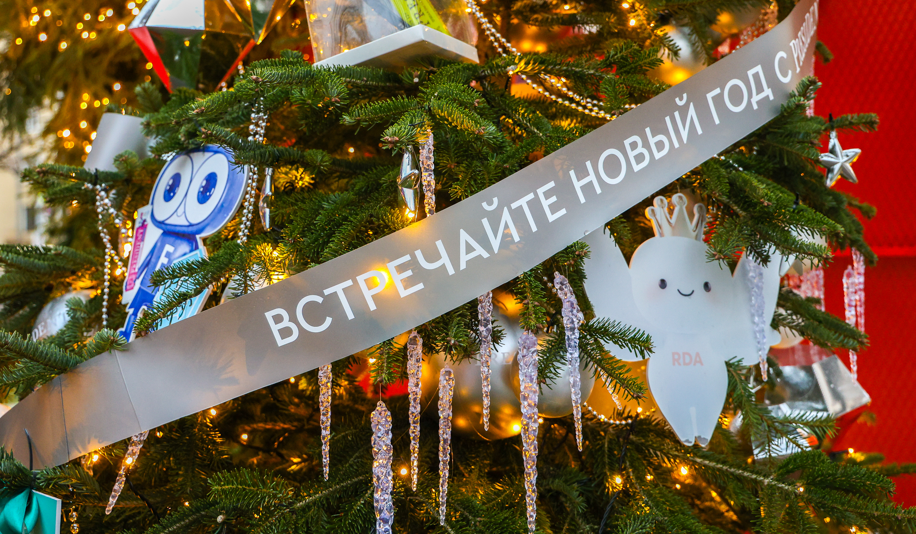 Новогоднее оформление Тверского бульвара