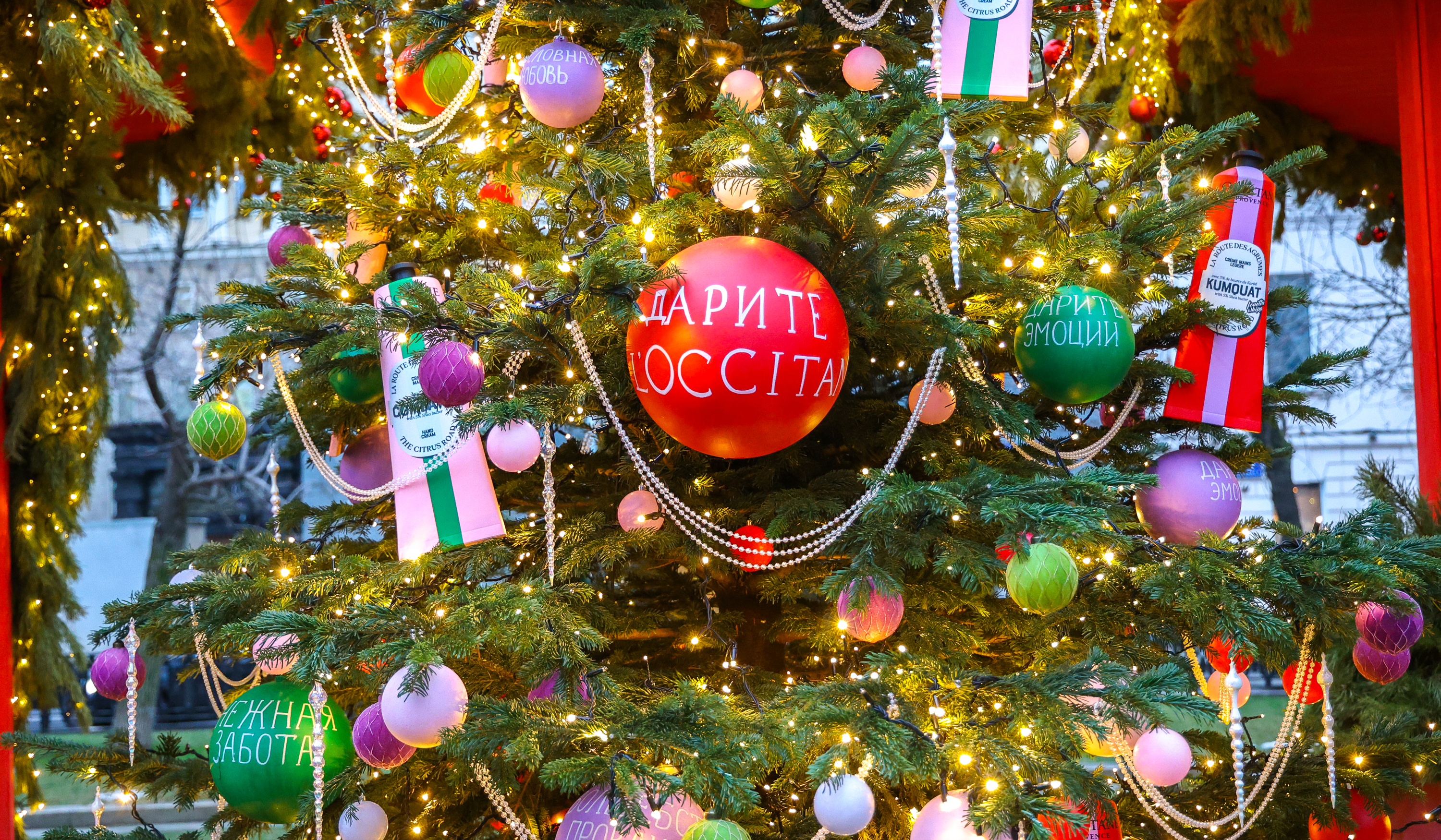 Новогоднее оформление Тверского бульвара