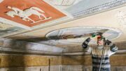 Продолжается реставрация исторических фасадов и интерьеров главного корпуса ЦМИ