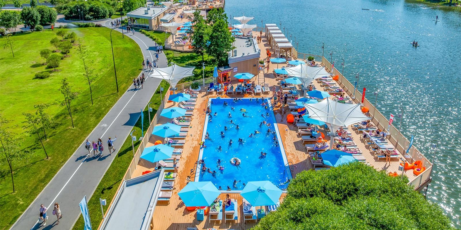 Новая зона отдыха у воды появилась в ТиНАО