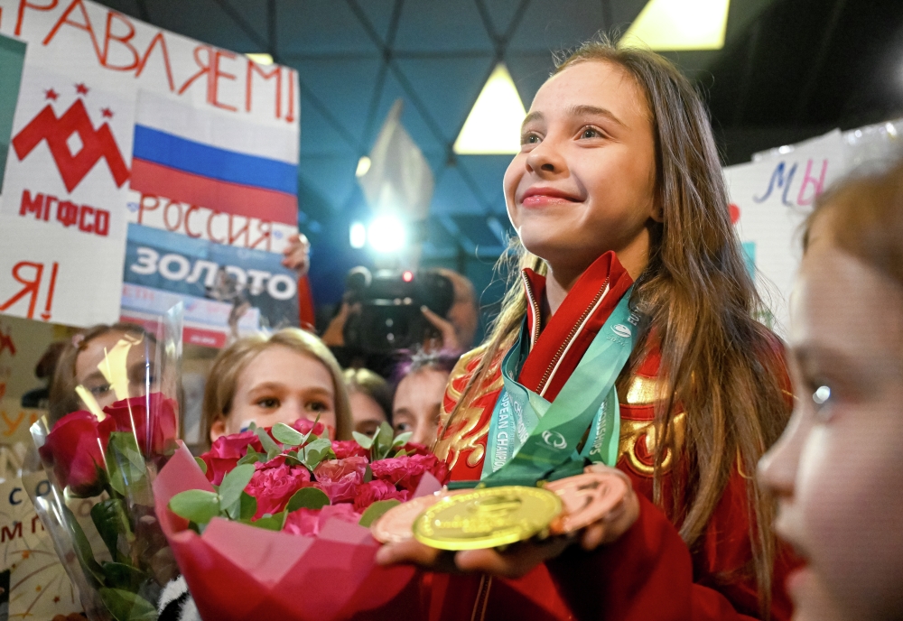 Московская гимнастка привезла домой сразу две медали