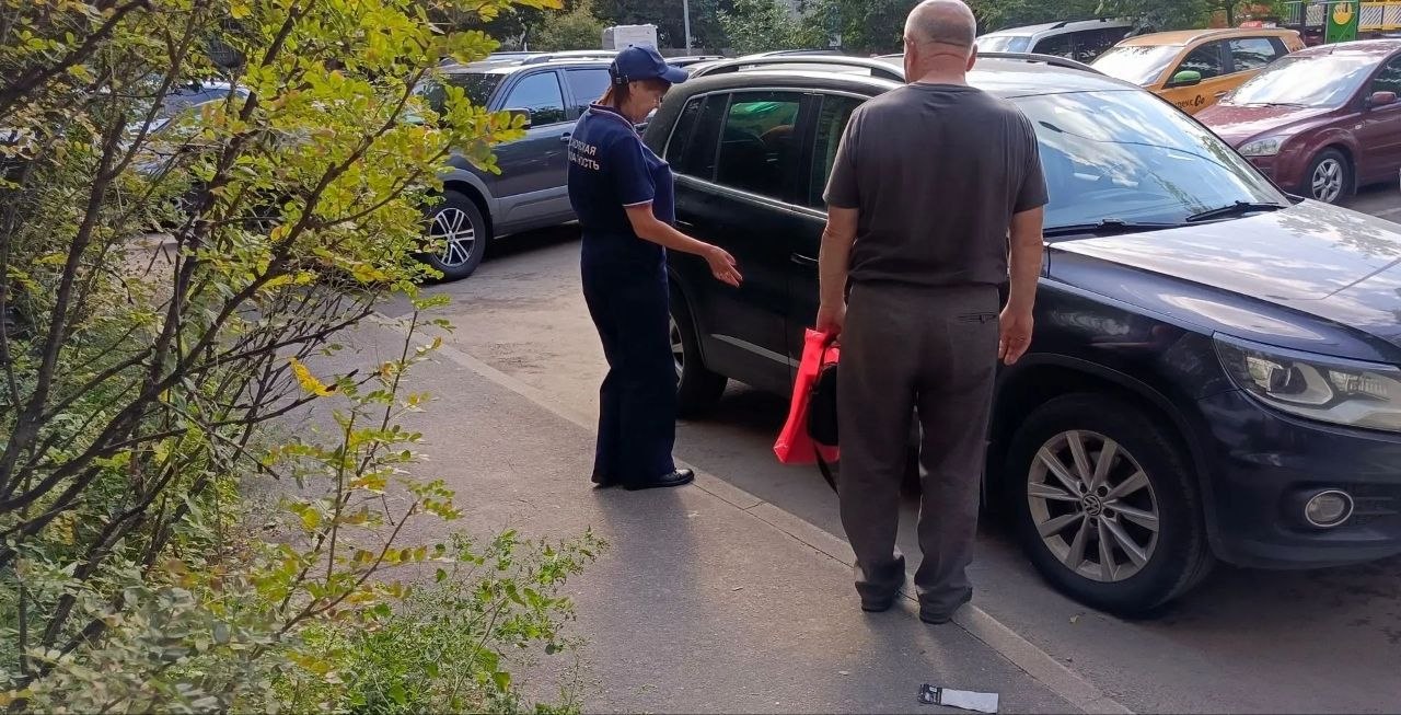 При содействии «Московской безопасности» задержали мужчину, повредившего авто в ЮВАО