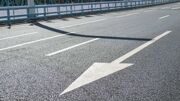 Переразметка на участке Киевского шоссе в районе деревни Лапшинки увеличила его пропускную способность на 23%