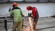 Верхнее строение пути устраивают в тоннеле между станциями метро «Бульвар Генерала Карбышева» и «Серебряный Бор»