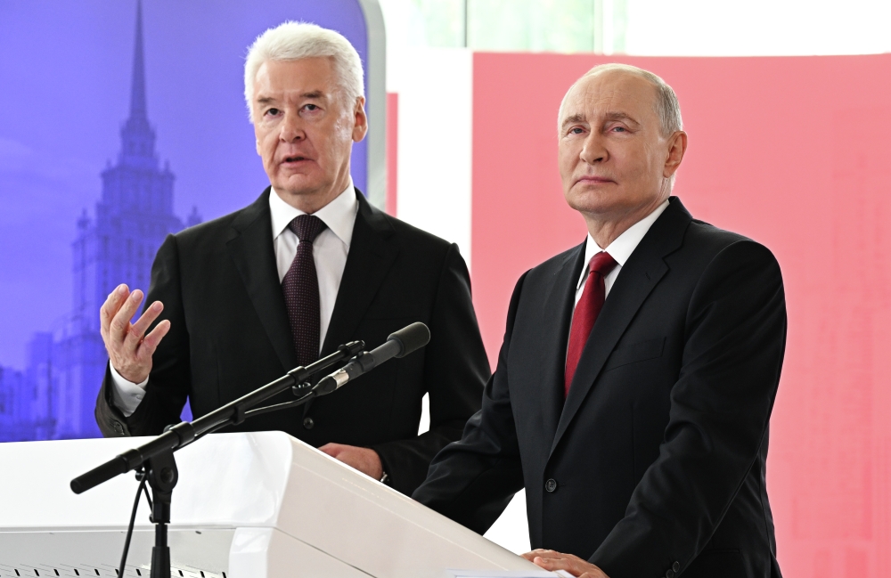 Собянин поблагодарил Путина за поддержку в развитии Москвы