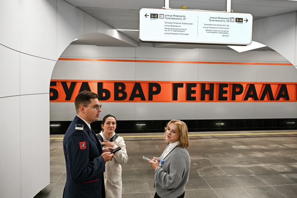 «Бульвар Генерала Карбышева» стал самой востребованной станцией графитовой линии