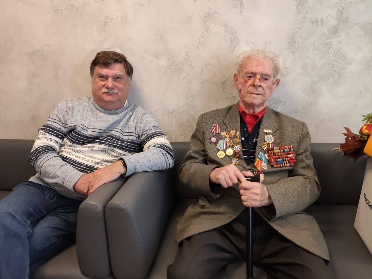 &nbsp; Семен Яковлевич Люлько с сыном Леонидом Семеновичем Люлько
