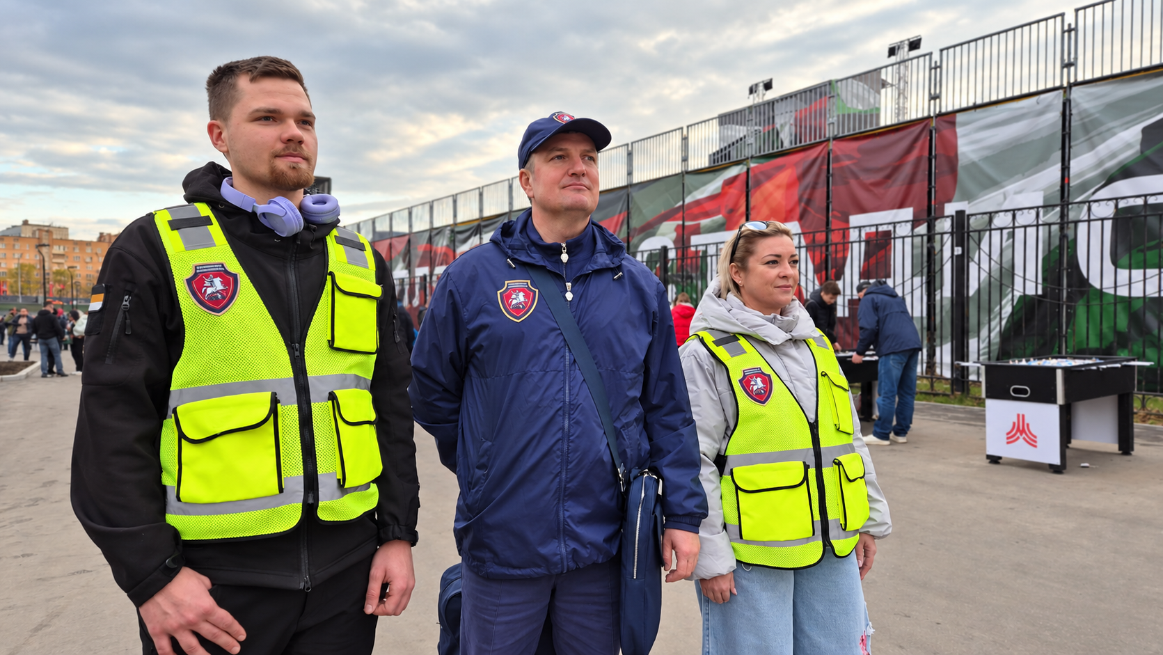 Сотрудники «Московской безопасности» и дружинники обеспечили порядок на матчах в «Мегаспорте»